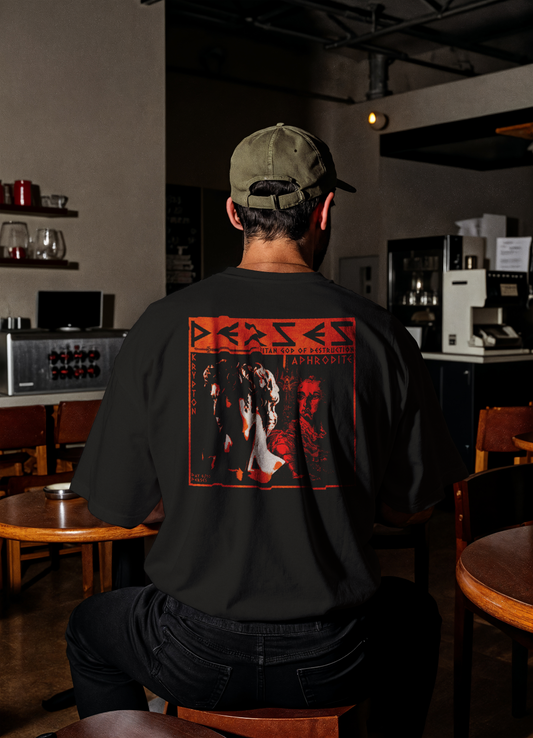 Stone Heart Oversized Streetwear T-Shirt Cotton | Krypton Studio India Online.