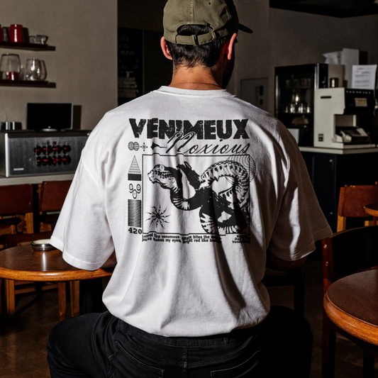 Venom Oversized Streetwear T-Shirt 100% Cotton | Krypton Studio India Online.