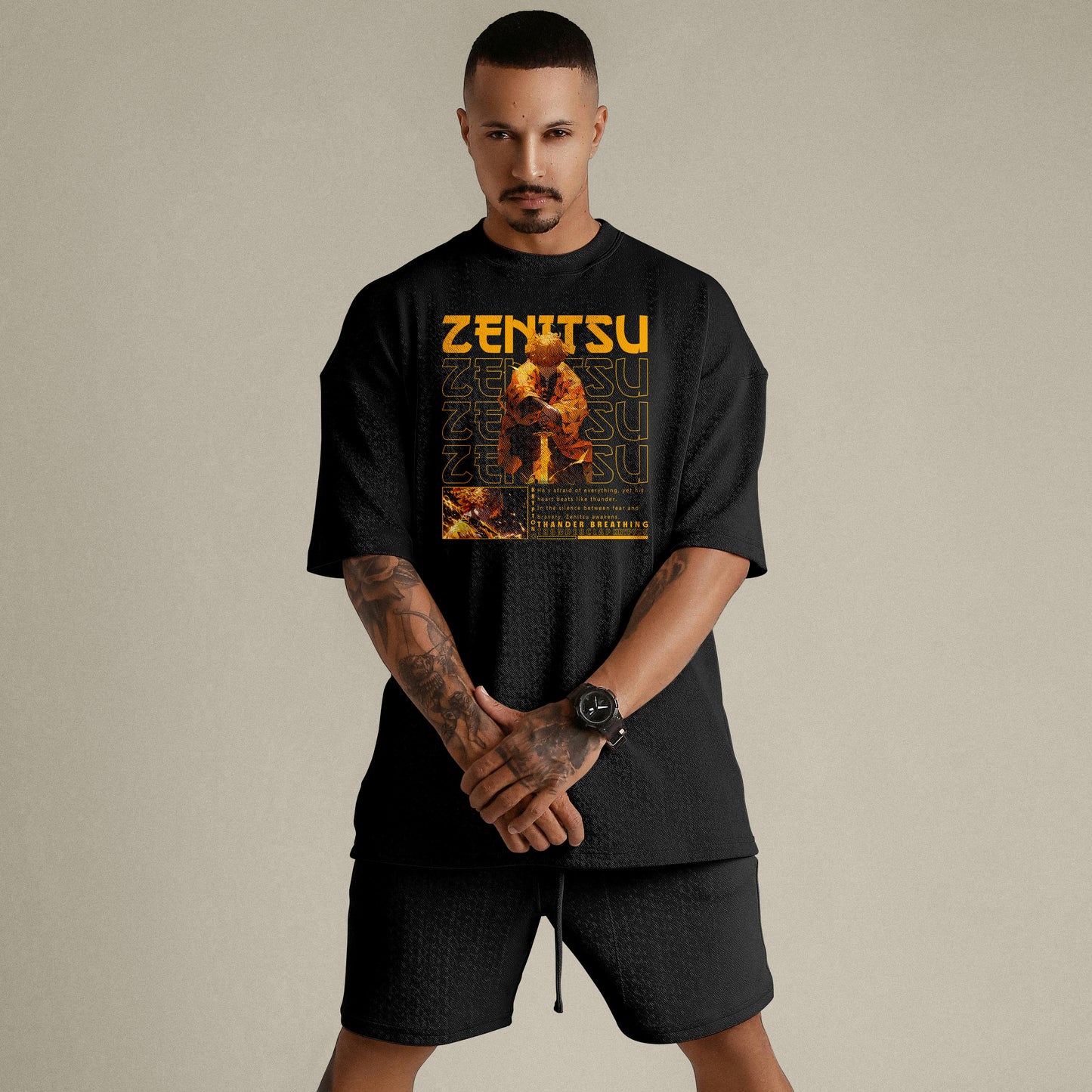 Zenitsu T-Shirt Streetwear Look – Krypton Studio India