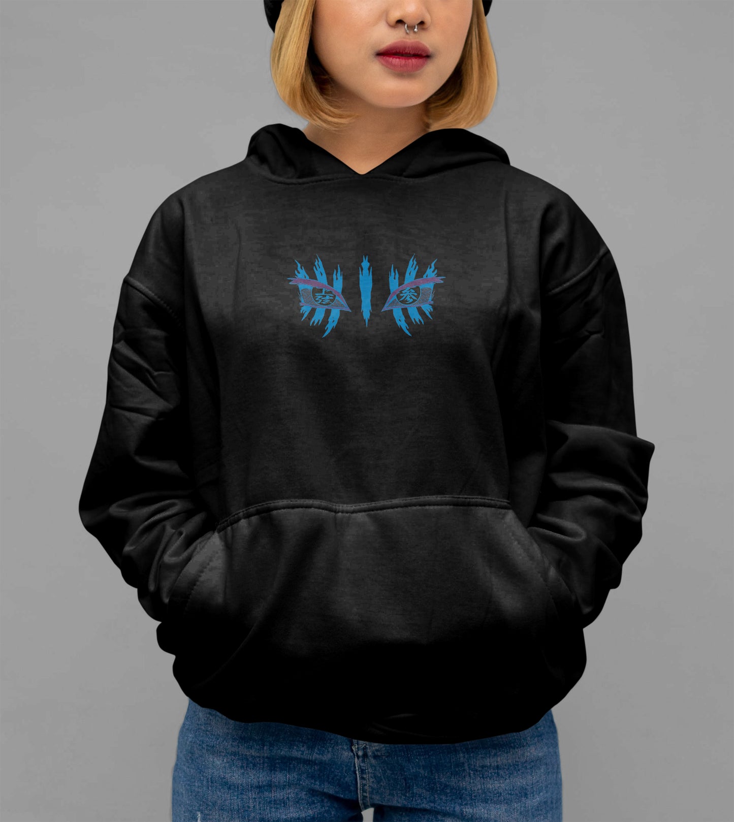 Akaza Demon Slayer Oversized Graphic Hoodie – Krypton Studio Online India